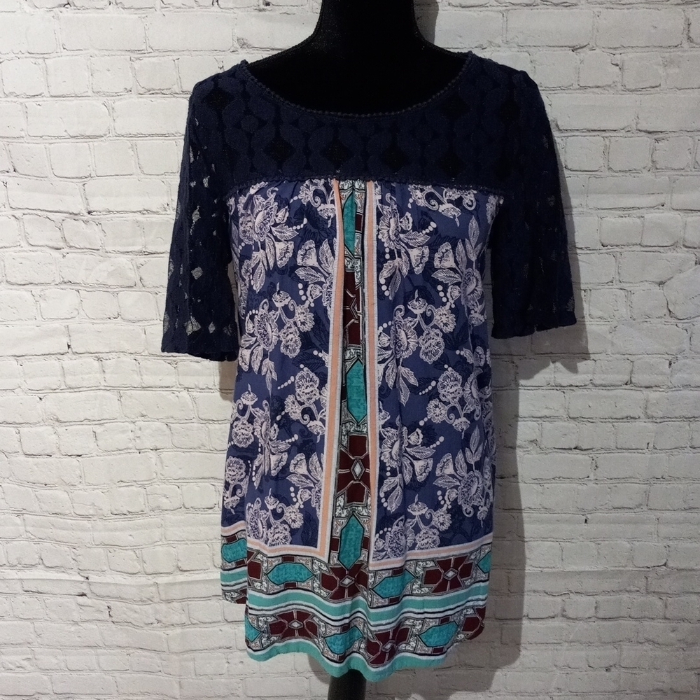ANTHROPOLOGIE Akemi+Kin medium shirt dress; super unique!